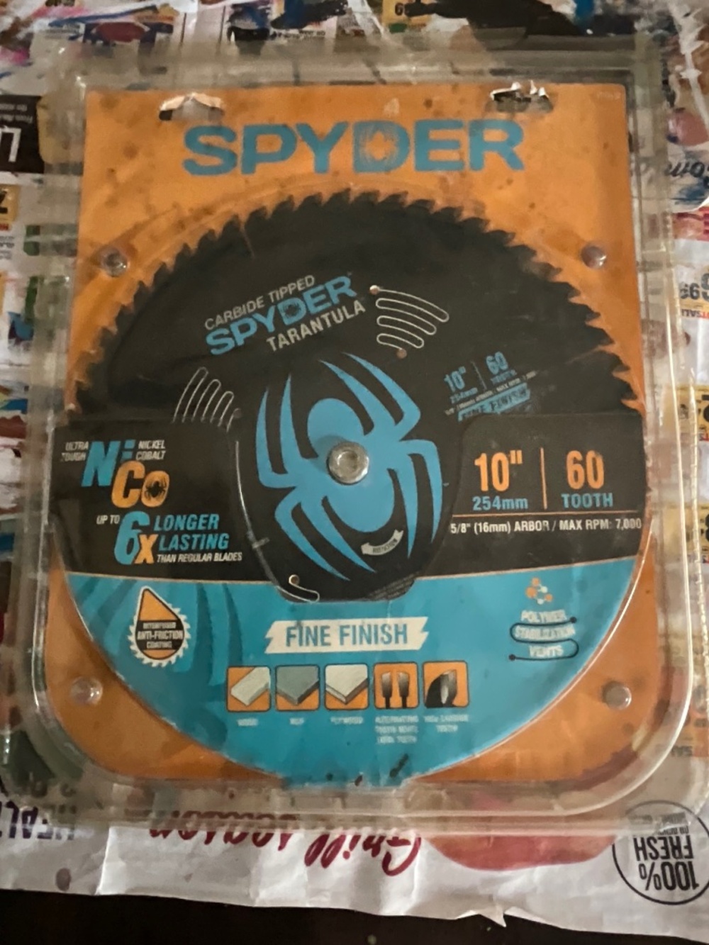 Spyder saw blade